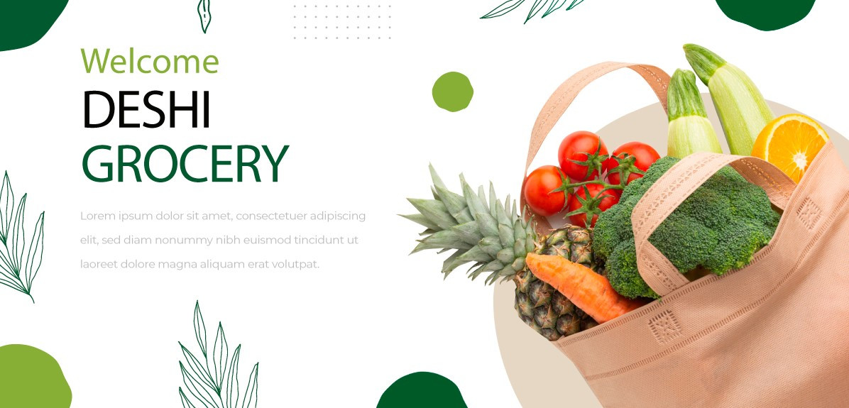 Groceries ecommerce promo