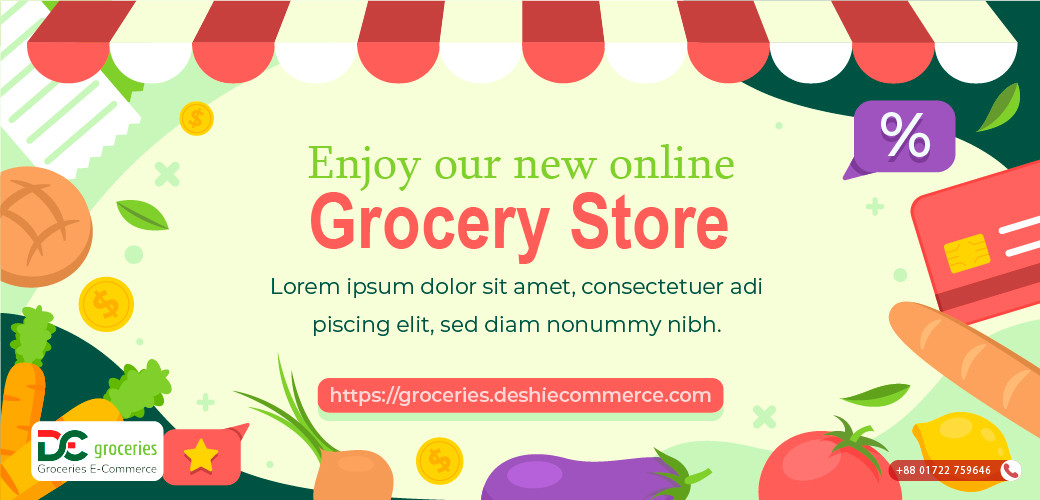 Groceries ecommerce promo